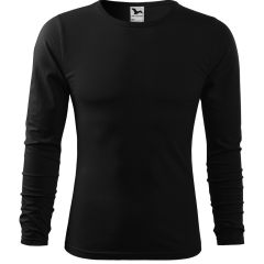 Tricou barbati Fit-T Long Sleeve 119 Malfini -Negru-01-S
