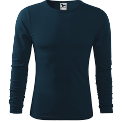 Tricou barbati Fit-T Long Sleeve 119 Malfini -Albastru marin-02 -S
