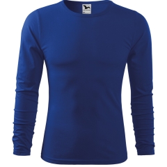 Tricou barbati Fit-T Long Sleeve 119 Malfini -Albastru regal-05-M