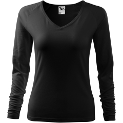 Tricou dama Elegance 127 Malfini-Negru-01-XS