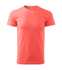 Tricou Basic 129-Coral-A1-XS