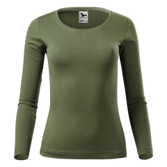 Tricou dama Fit-T LS 169 Malfini-Khaki-09-S