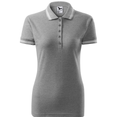 Tricou dama polo Urban 220 Malfini-Gri inchis-12-XS