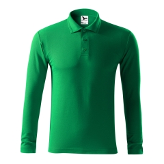 Tricou barbati Pique Polo LS 221 Malfini-Verde mediu-16-S