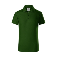 Tricou copii Pique Polo 222 Malfini-Verde sticla-06-122 cm/6 ani