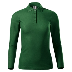 Tricou dama Pique Polo LS 231 Malfini-Verde sticla-06-XS