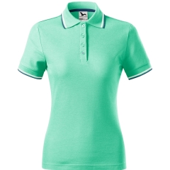 Tricou dama polo Focus 233 Malfini-Verde menta-95-XS