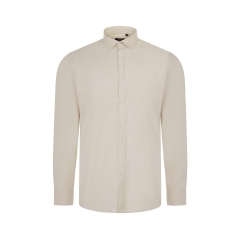 Camasa barbati Stretch Oxford cu maneci lungi 405004S Velilla -Light Beige-47-S