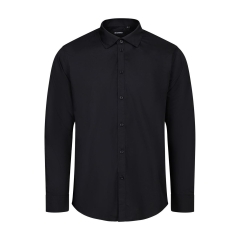 Camasa barbati Sleeve cu maneci lungi, 65% poliester, 35% bumbac, densitate 115 gr/mp,405009 Velilla-Black-00-S