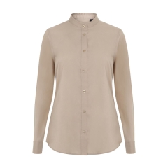 Camasa dama tip tunica cu maneci lungi, densitate 115gr/mp, Sleeve stretch 405015S Velilla-Light Beige-47-XS