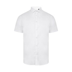 Camasa barbati Stretch cu maneci scurte, densitate 115gr/mp, 405016S Velilla -White-07-S