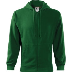 Hanorac barbati Trendy Zipper 410 Malfini-Verde sticla-06-S