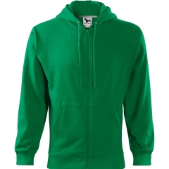 Hanorac barbati Trendy Zipper 410 Malfini-Verde mediu-16-S