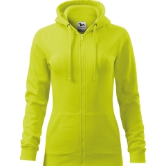 Hanorac dama Trendy Zipper 411 Malfini-XS-Lime-62