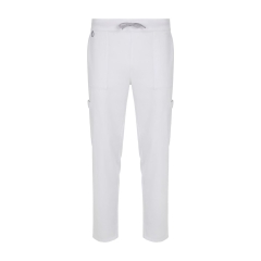 Pantaloni medicali unisex Atlas PureStretch ,cu croiala dreapta, material hidrofug si protectie antibacteriana 533020S Velilla -White-07-XS