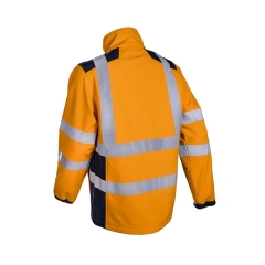 Jacheta softshell reflectorizanta Kanpa Converguard-Portocaliu Fluorescent-S