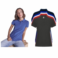 Tricou polo dama 60% bumbac 40% poliester 220 grame PEGASO WOMAN PREMIUM 6644 ROLY
