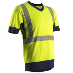 Tricou reflectorizant clasa 2 7KOMY KOMO Coverguard echipament de protectie a muncii reflectorizant de inalta vizibilitate ava sting piatra neamt