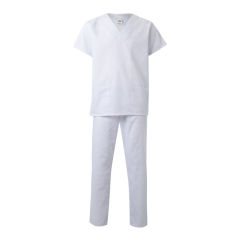 Costum medical unisex tercot 800 Velilla-White-07-XS