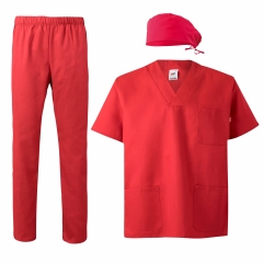 Costum medical unisex 534/589/333 Velilla-Coral Red-24-XXS