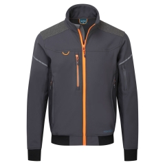 Jacheta softshell Bomber EV464 Portwest-Gri metalic-S