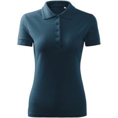 Tricou dama polo Pique Polo Free F10 Malfini-Albastru marin-02 -S