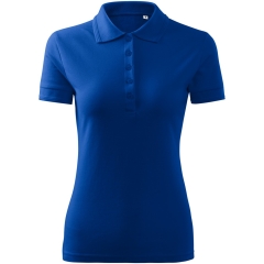 Tricou dama polo Pique Polo Free F10 Malfini-Albastru regal-05-S