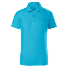 Tricou copii polo Pique Polo Free F22 Malfini -Turcoaz-44-110 cm/4 ani