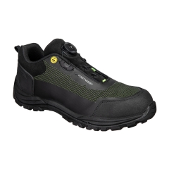 Pantofi sport de protectie FE05 S3S ESD SR FO Portwest-Negru/Verde-40