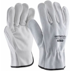 Manusi de protectie din piele de bovina Driver-3 Greywolf-2 Leopard-2 Rock Safety