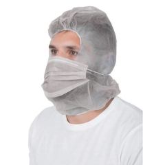 Capeline tip cagula cu masca inclusa, de unica folosinta, 50 bucati/ set, H9070 Ardon-Alb