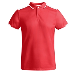 Tricou polo Tamil bărbat - NEGRU/ALB