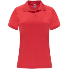Tricou polo Monzha damă - ALB