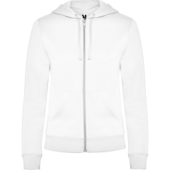 Hanorac Veleta damă cu glugă căptușită - ALB