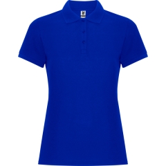 Tricou polo premium Pegaso damă - ALB