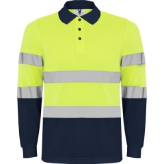 Tricou Polaris vizibilitate înaltă bărbat - GALBEN FLUOR