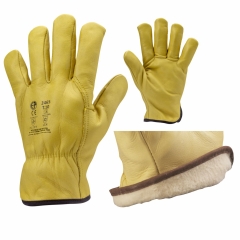 Manusi de protectie de iarna din piele de bovina Eurowinter Finlande Coverguard