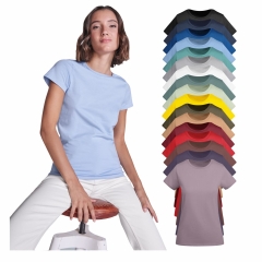 Tricou dama bumbac bio 175 grame BREDA WOMAN 6699 ROLY