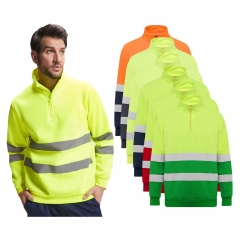 Hanorac unisex reflectorizant poliester 280 grame clasa 2 SPICA 9314 ROLY