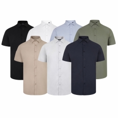 Camasa barbati Stretch cu maneci scurte, densitate 115gr/mp, 405016S Velilla