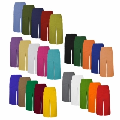 Sort lung din tercot cu slit frontal si buzunare laterale 404209 Velilla