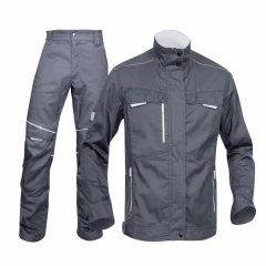 Costum salopeta standard Summer gri inchis H6121/H6122 Ardon