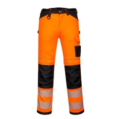 Pantaloni protectie HiVis dama PW385 Portwest-Portocaliu Fluorescent-28