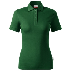 Tricou dama polo Resist Heavy R21 Rimeck Malfini-Verde sticla-06-S