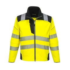 Jacheta reflectorizantă Softshell Hi-Vis Vision T402, protectie UV Portwest!-Galben/negru-XS