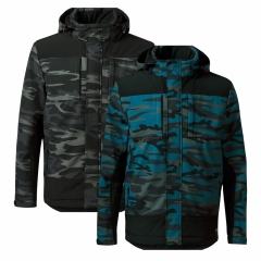 Jacheta barbati softshell de iarna Vertex Camo W56 Rimeck Malfini