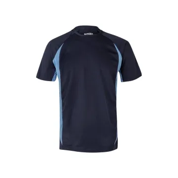 Tricou tehnic bicolor 105501 Velilla -Navy Blue/Sky Blue - 61/05-S