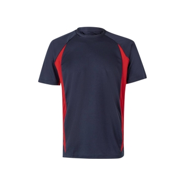 Tricou tehnic bicolor 105501 Velilla -Navy Blue/Red - 61/12-S