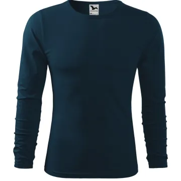 Tricou barbati Fit-T Long Sleeve 119 Malfini -Albastru marin-02 -S