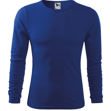Tricou barbati Fit-T Long Sleeve 119 Malfini -Albastru regal-05-S